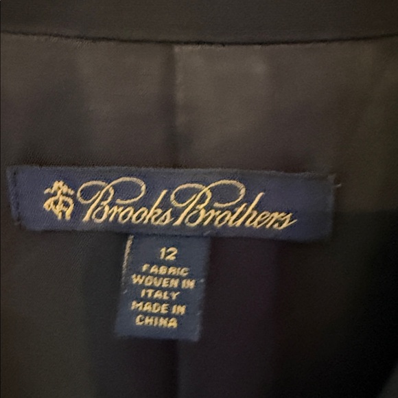 Brooks Brothers Navy Wool Blazer with Gold Buttons, 12 - Picture 9 of 9